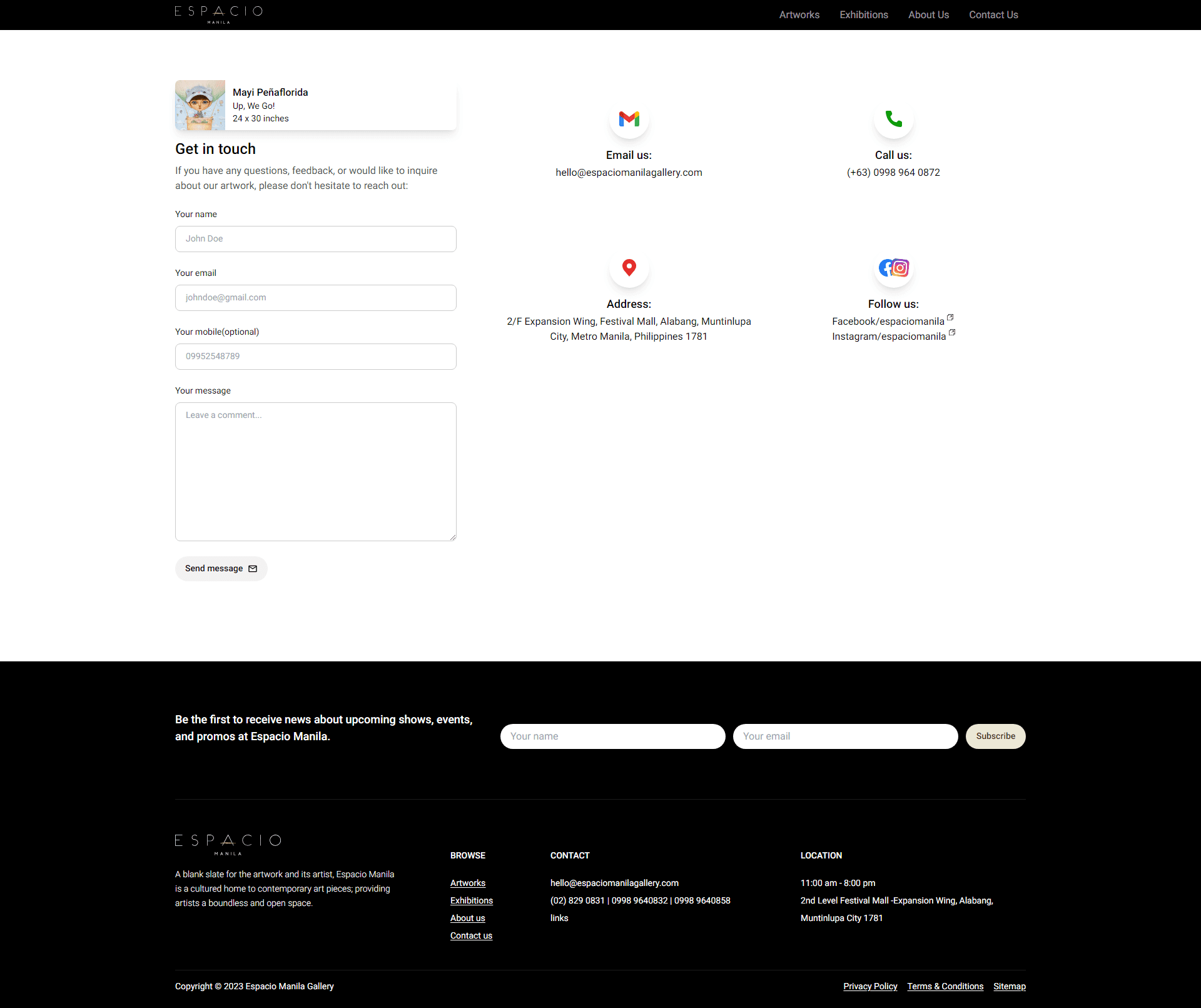 Espacio Manila Gallery